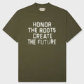 Honor The Roots Tee - Olive