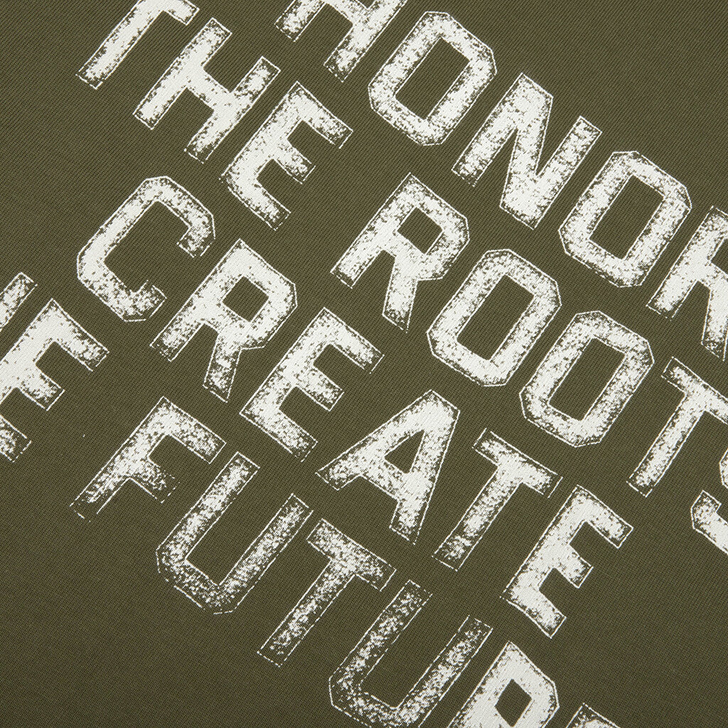 Honor The Roots Tee - Olive