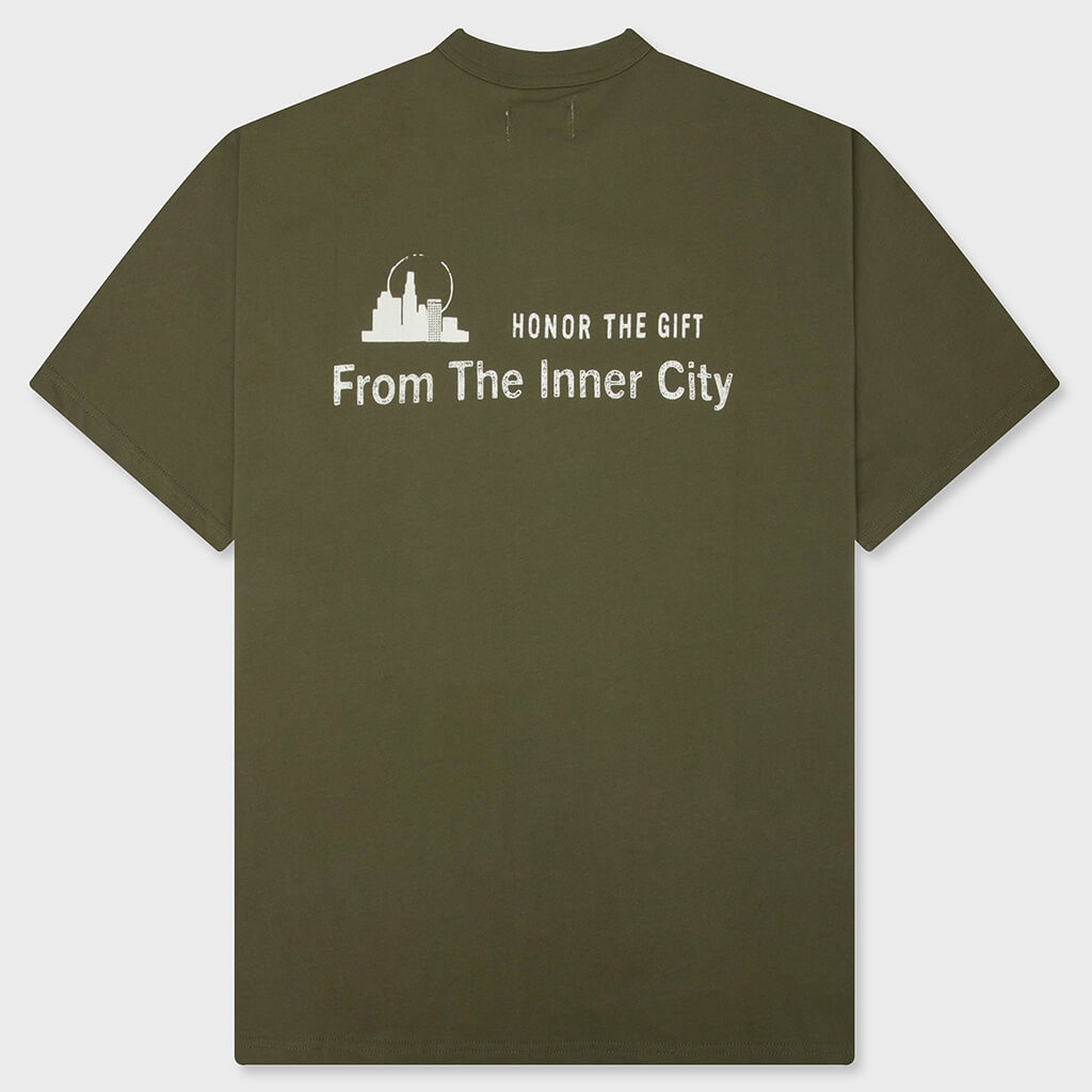 Honor The Roots Tee - Olive