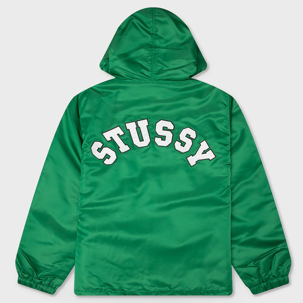 Hooded Coaches Jacket - Green