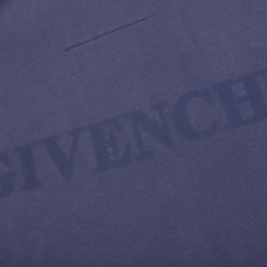 Shadow Oversized Hoodie - Medium Blue