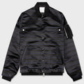 Horizontal Stripe Blouson - Black/Navy