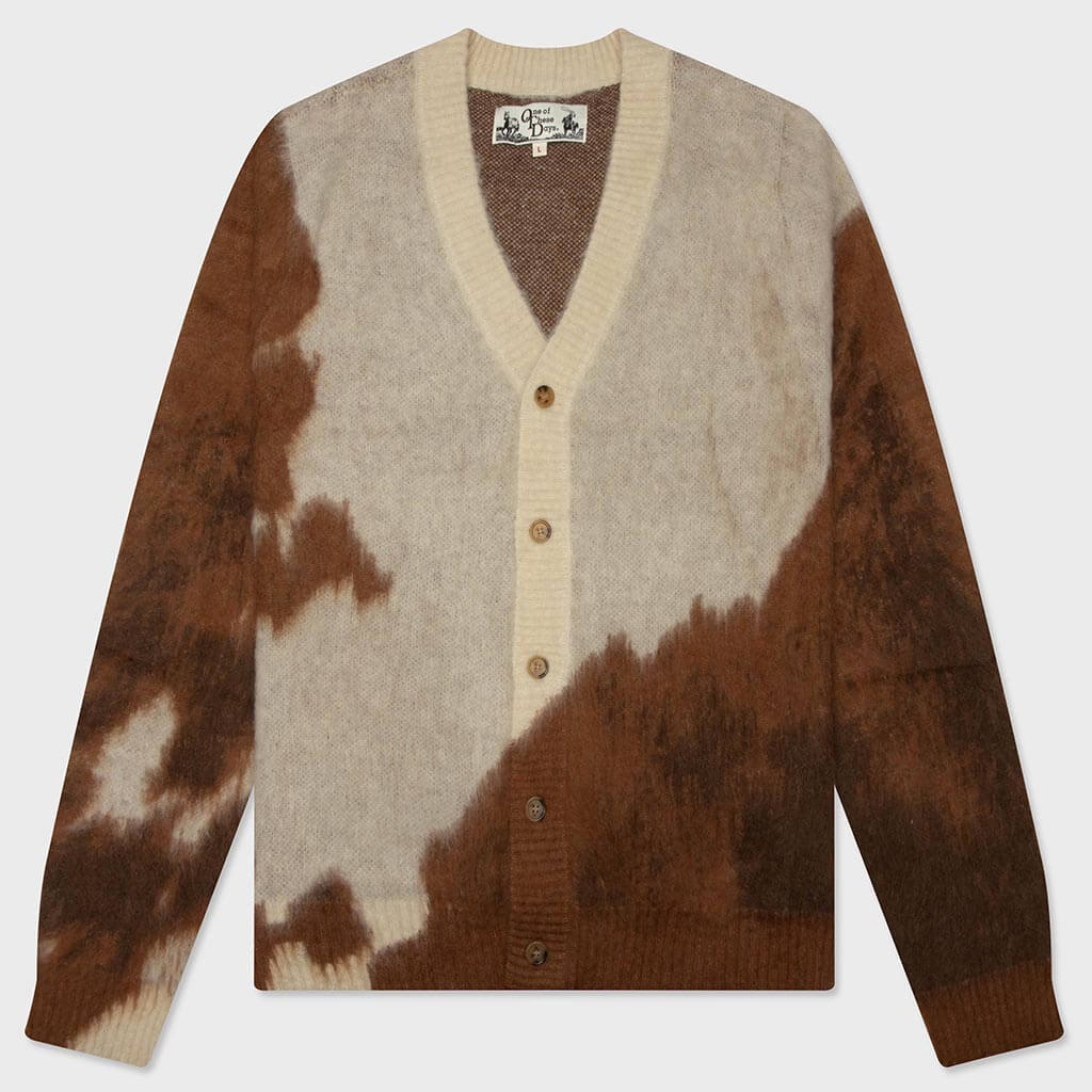 Horse Knit Cardigan - Brown