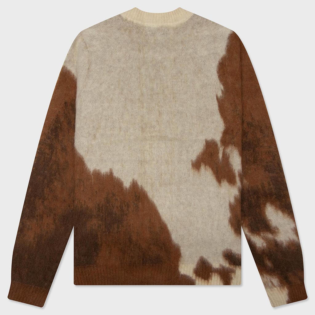 Horse Knit Cardigan - Brown