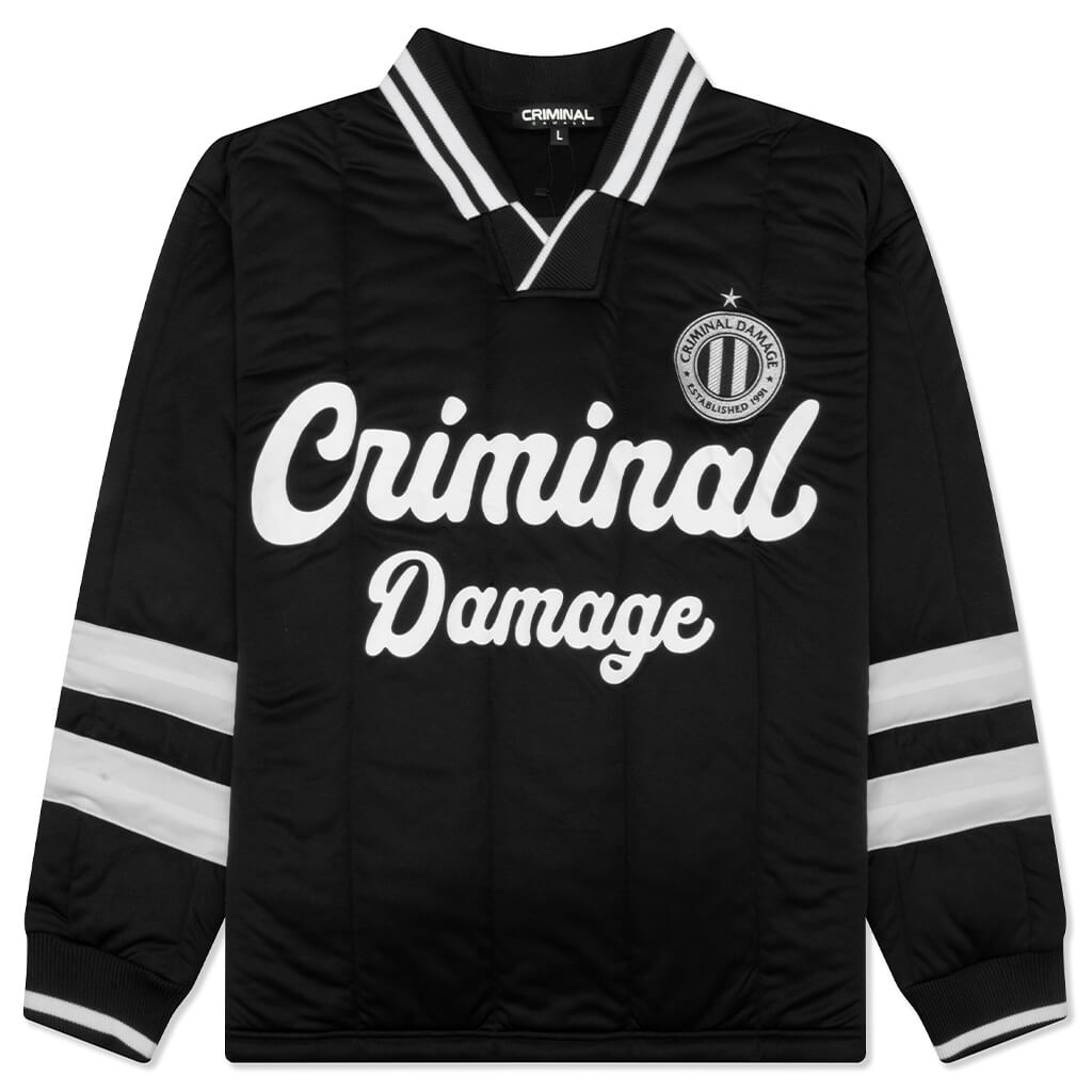 Howard Football Shirt - Black/Ecru