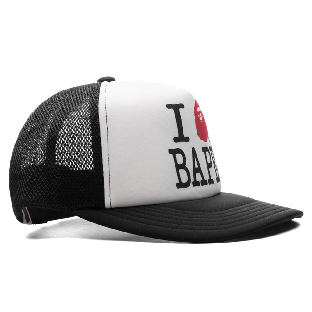I Love Bape Mesh Cap - Black