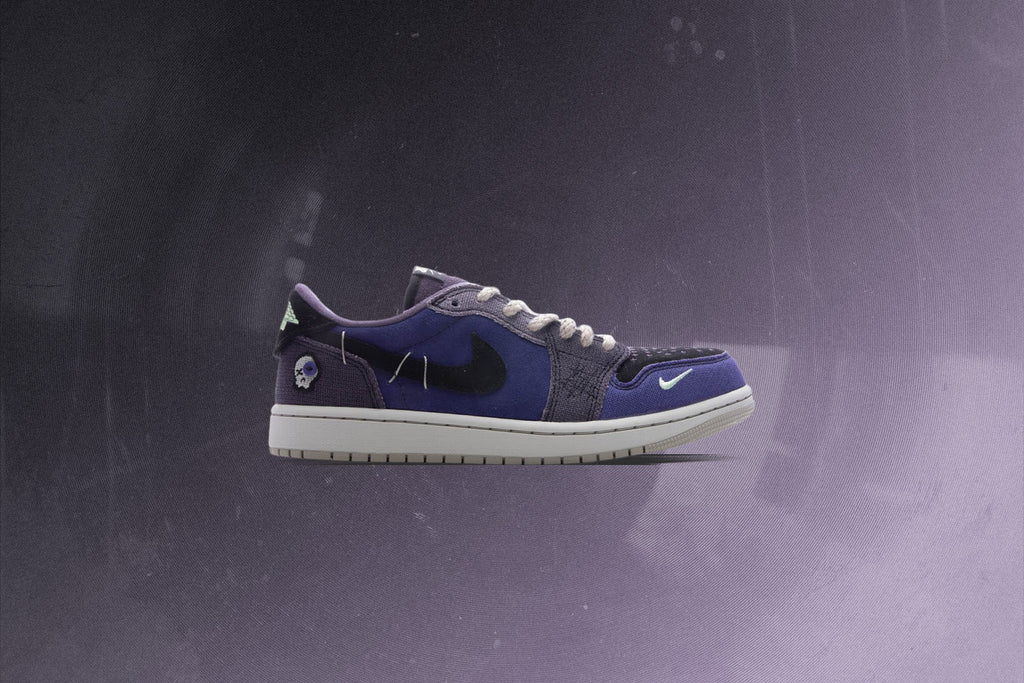 Air Jordan 1 Retro Low OG x Zion Williamson 'Voodoo Alternate' - Regency Purple/Vapor Green/Dark Raisin