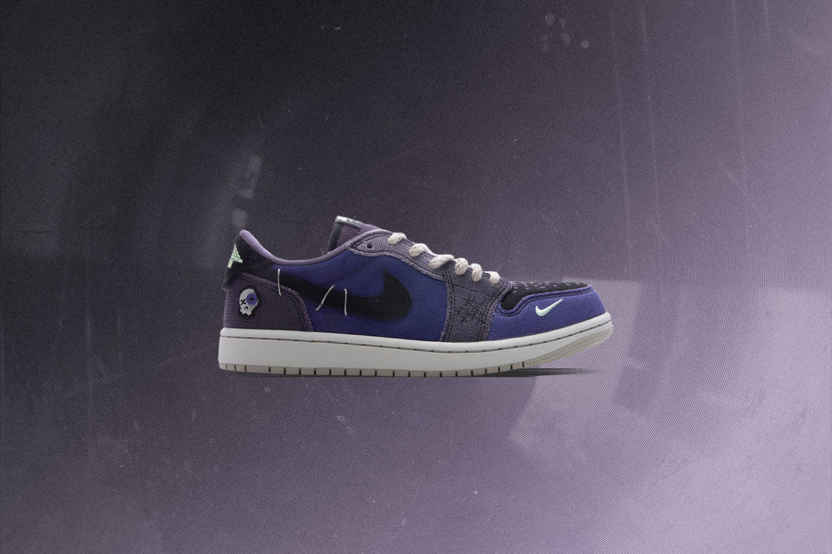 Air Jordan 1 Retro Low OG x Zion Williamson 'Voodoo Alternate' - Regency Purple/Vapor Green/Dark Raisin