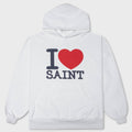 I Love Saint Hoodie - White
