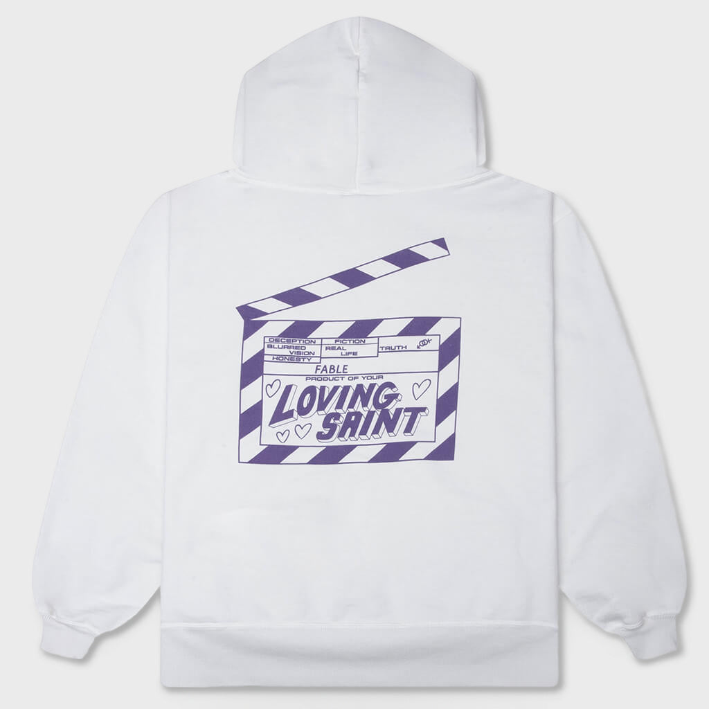 I Love Saint Hoodie - White