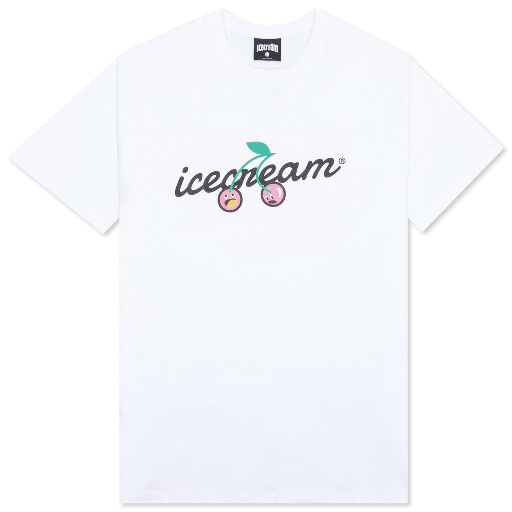 Cherry S/S Tee - White