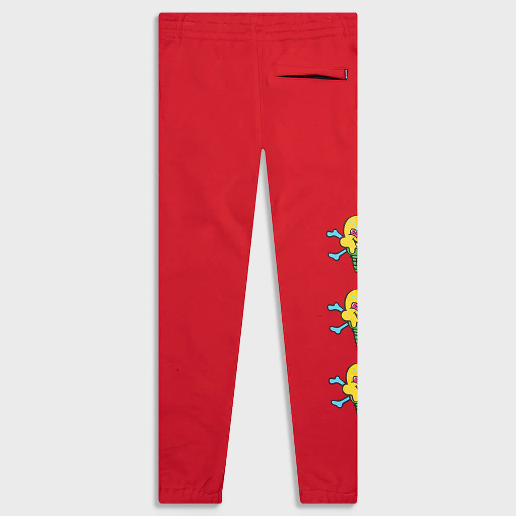 Kids Toffee Bar Sweatpant - Red