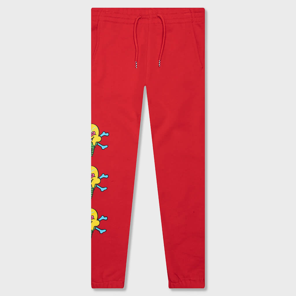 Kids Toffee Bar Sweatpant - Red