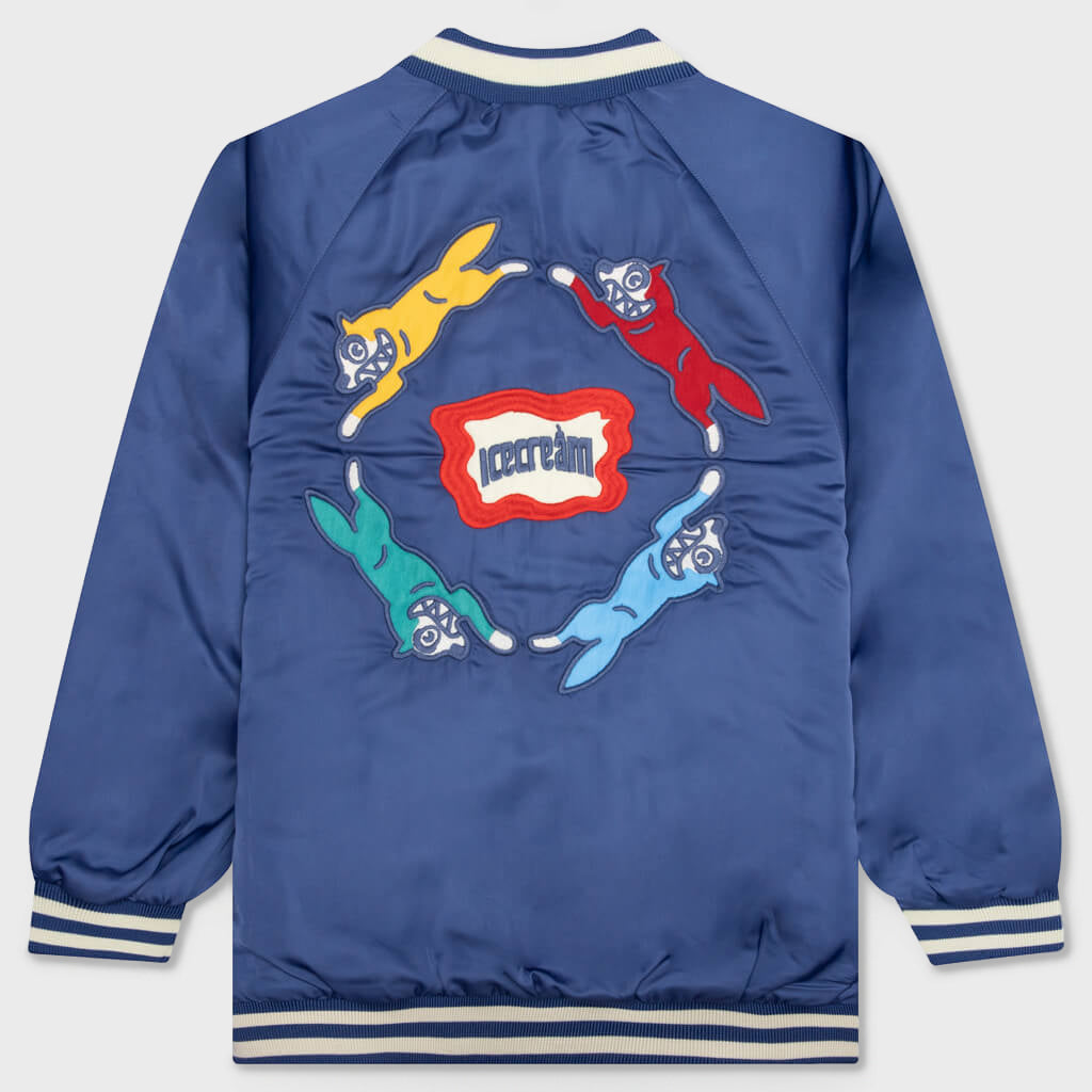 Kids Blueberry Swirl Jacket - True Navy