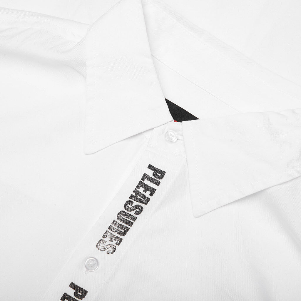 Impact Button Up - White