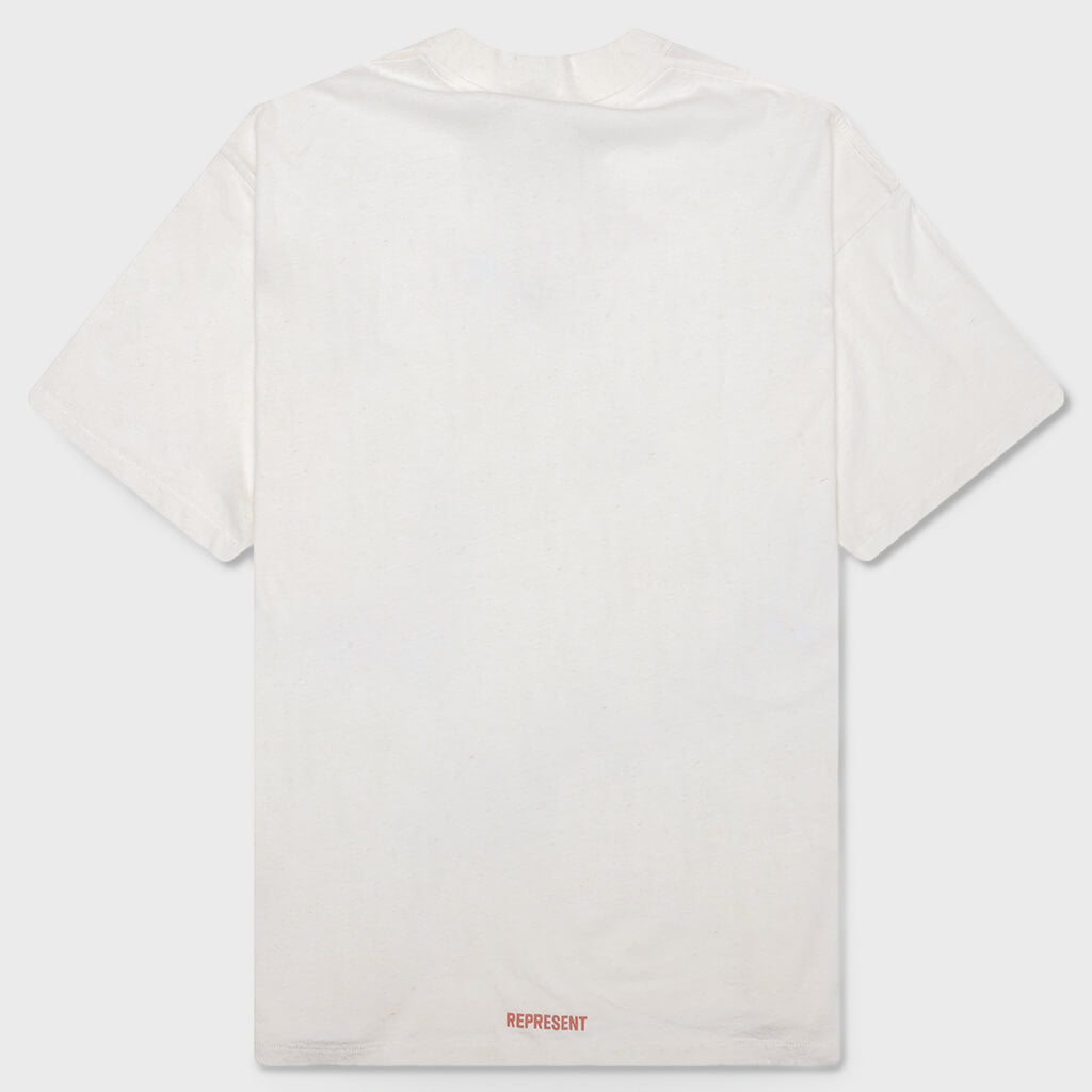 Initial Star T-Shirt - Flat White