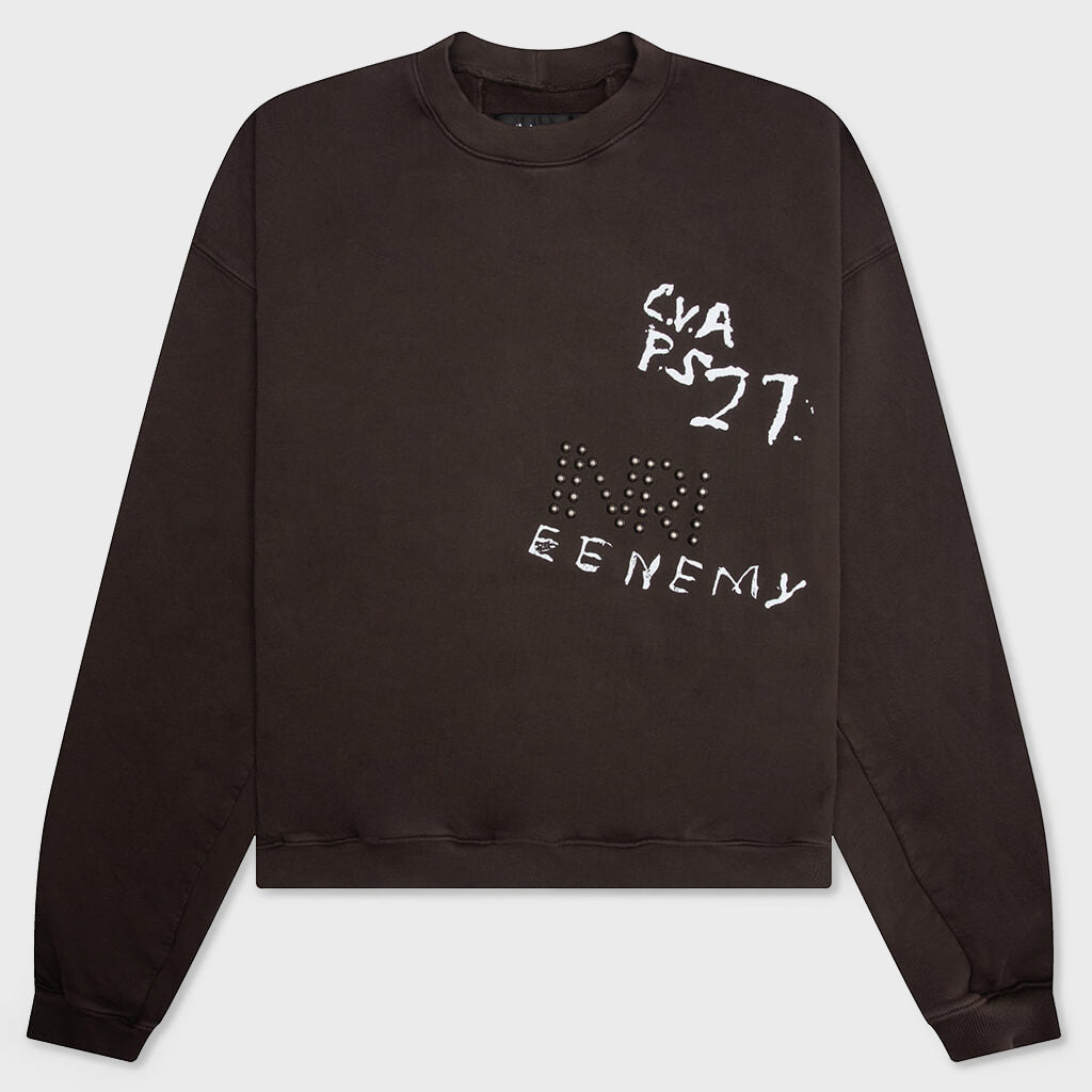 Inri CVA Crewneck - Monk Brown