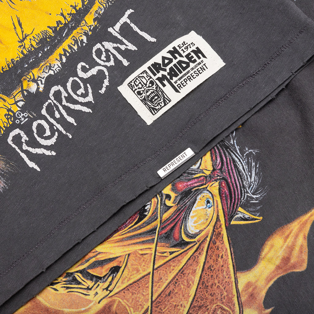 Number Of Beast T-Shirt - Sunfade Grey