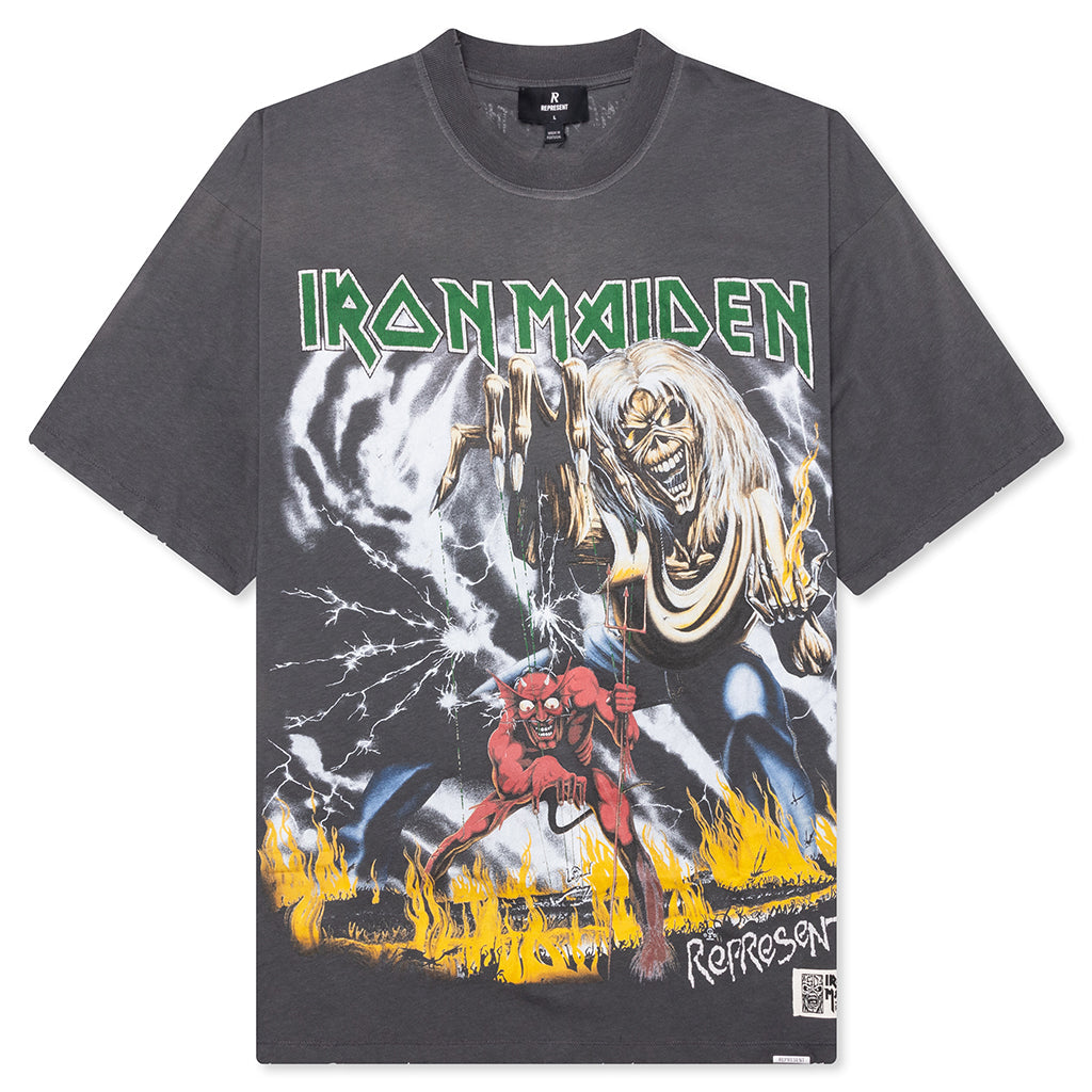 Number Of Beast T-Shirt - Sunfade Grey
