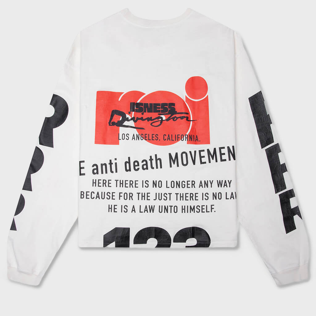 Isness CVA L/S Tee - Max White
