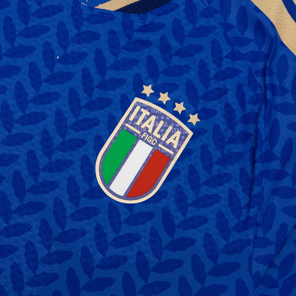 Italy 26 Home Authentic Jersey - Blue