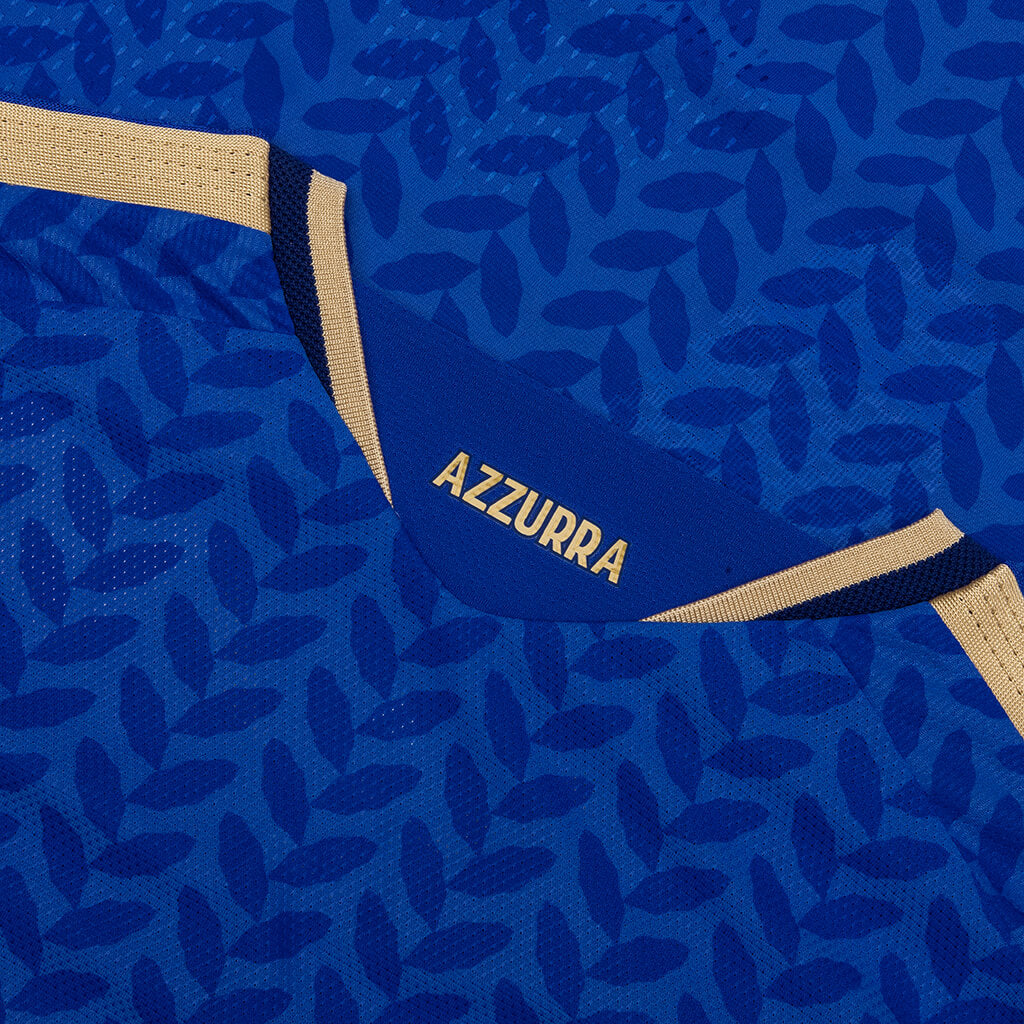 Italy 26 Home Authentic Jersey - Blue