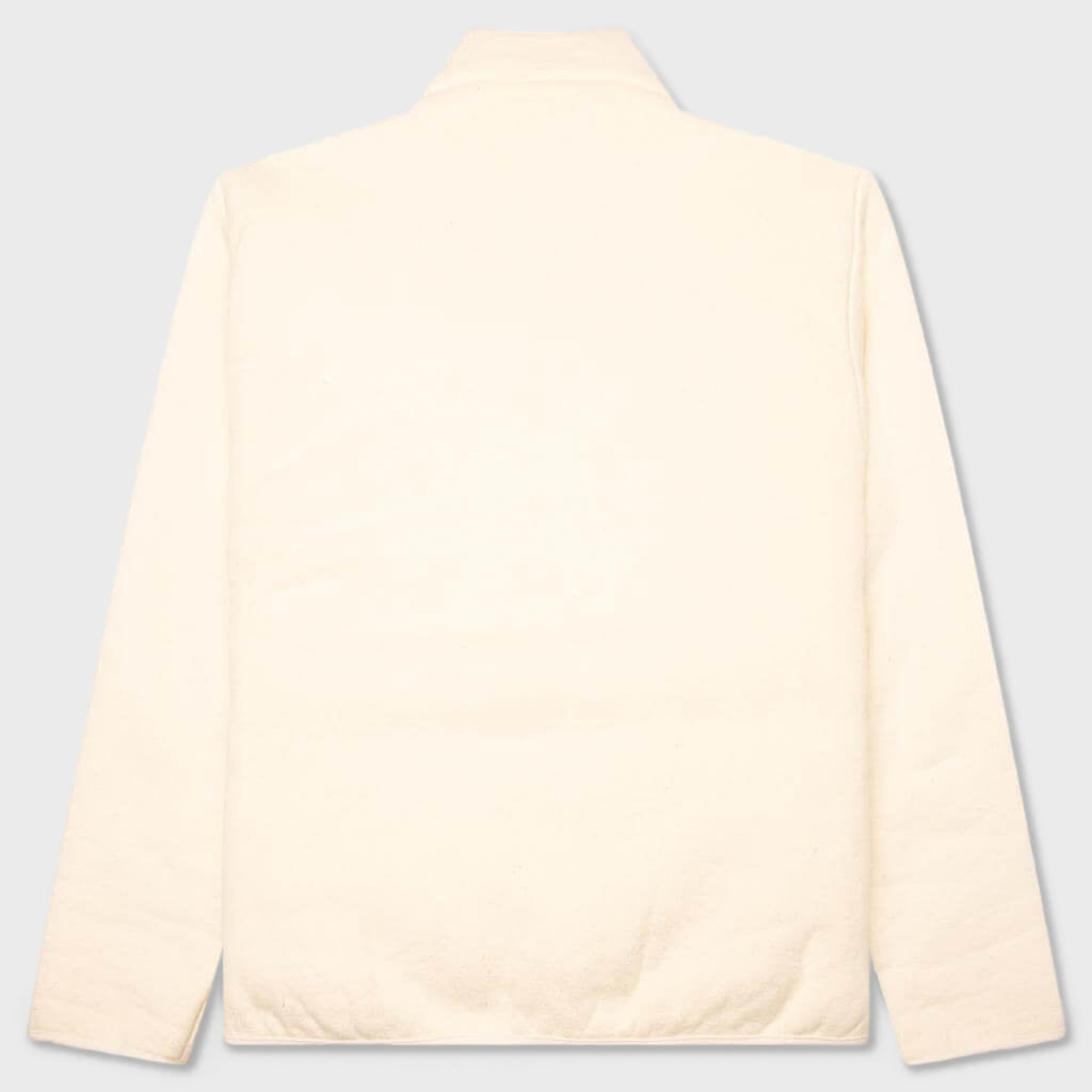 Reversible Sherpa Jacket - Eggshell