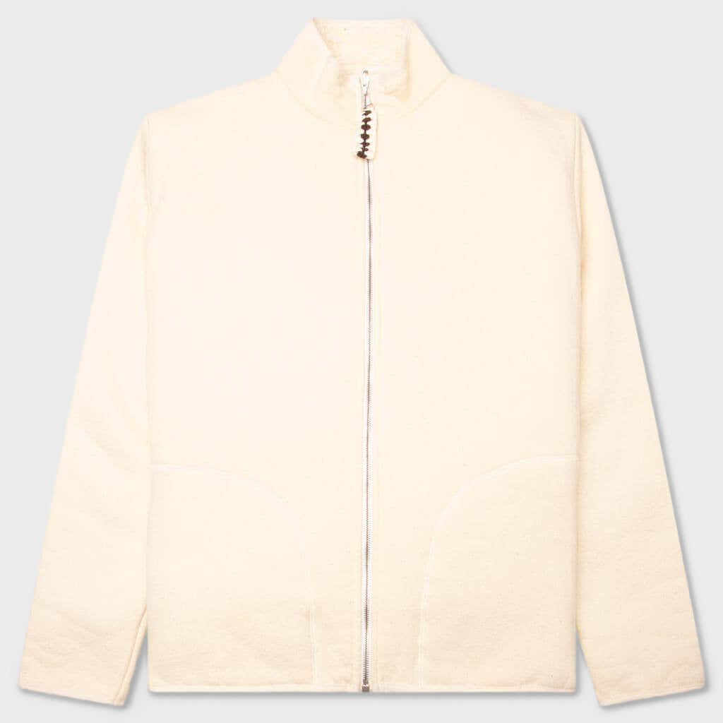 Reversible Sherpa Jacket - Eggshell