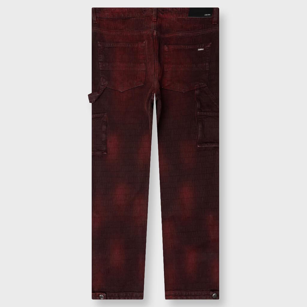 Jacquard Carpenter Jean - Brown