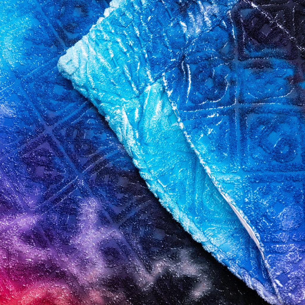 Gradient Towelling Shorts - Tie Dye