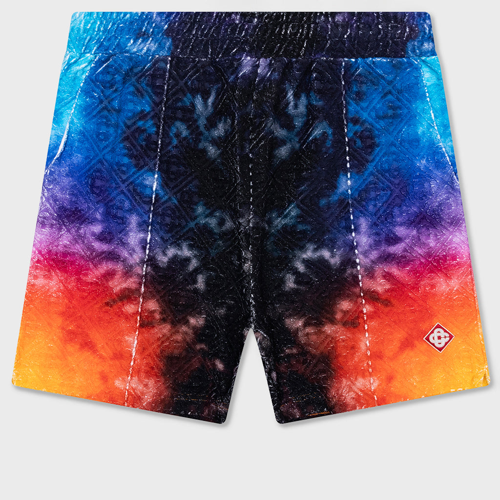 Gradient Towelling Shorts - Tie Dye