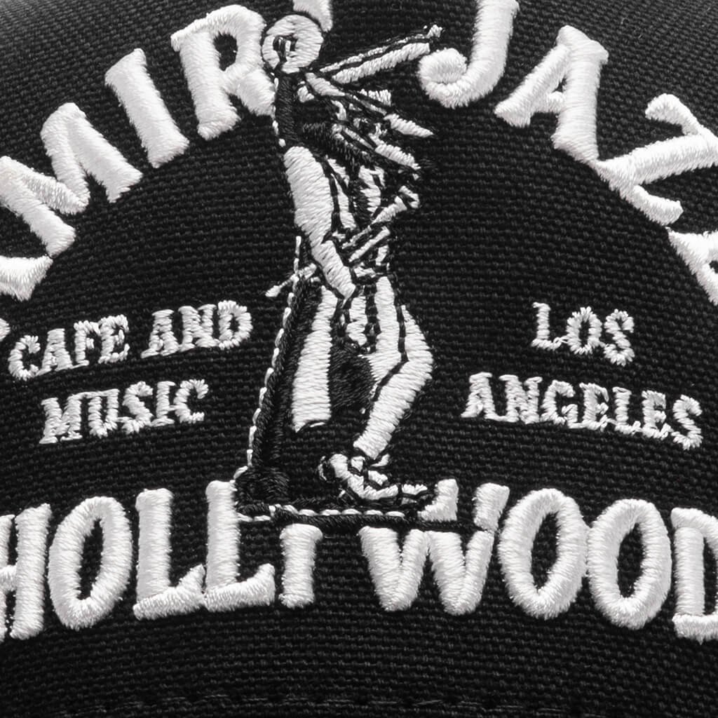 Jazz Wolf Trucker Hat - Black