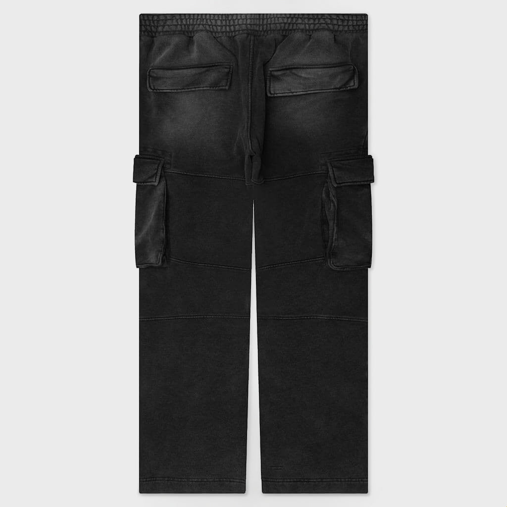 Jersey Cargo Pants - Black
