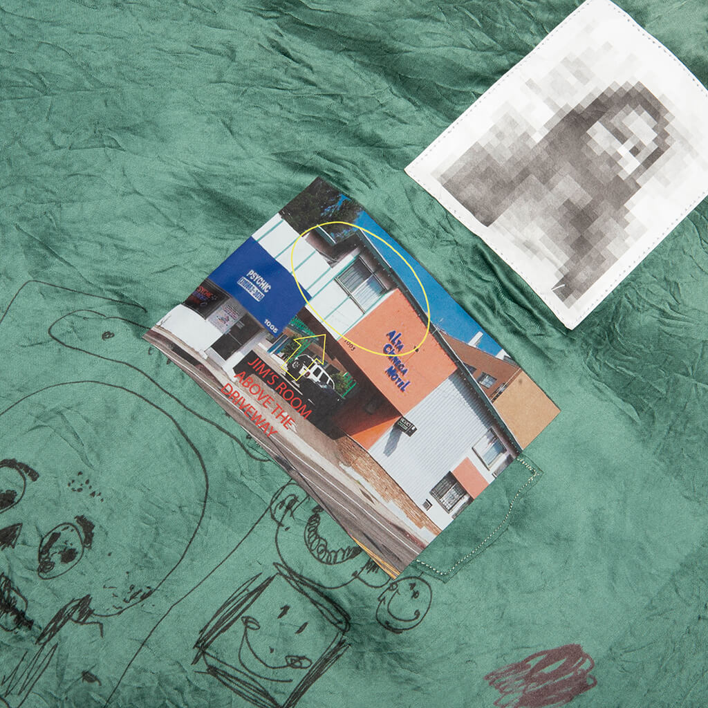 Jim's Room Satin Jacket - Mint