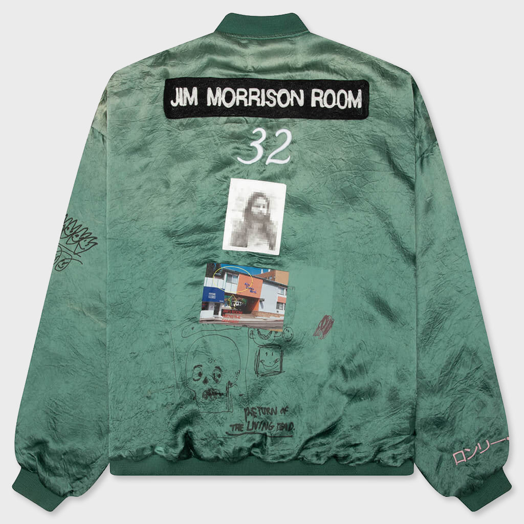 Jim's Room Satin Jacket - Mint