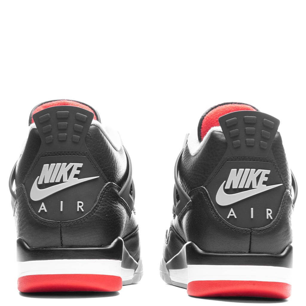 Air Jordan 4 Retro 'Bred Reimagined' - Black/Fire Red/Cement Grey