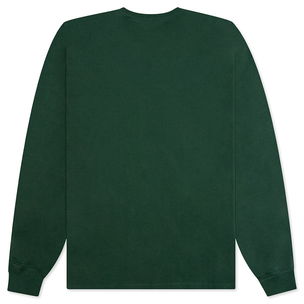 Brand Holiday L/S T-Shirt - Noble Green/Chile Red