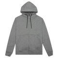 Essential Fleece Full-Zip Hoodie - Carbon Heather