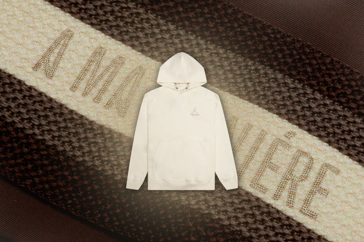 Jacquard Hoodie - Coconut Milk