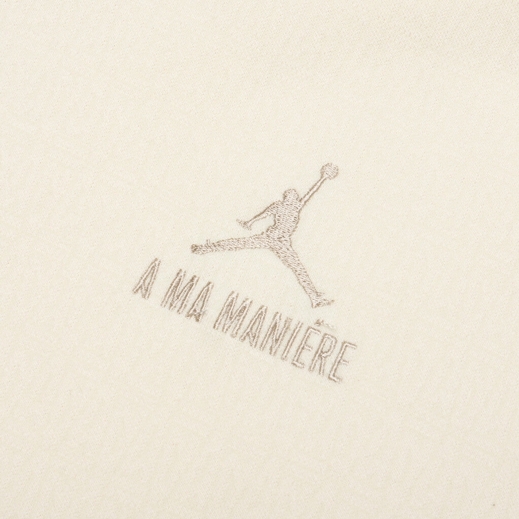 Jacquard Hoodie - Coconut Milk