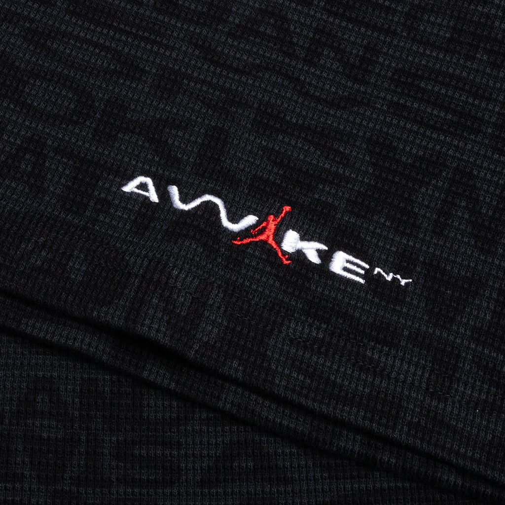 Thermal Long Sleeve Top - Black/White/University Red