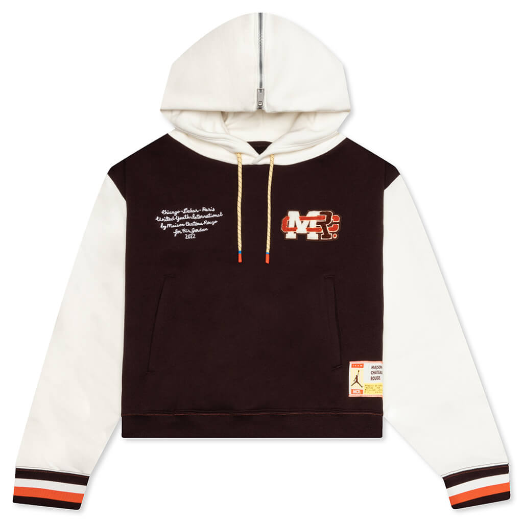 Women's Fleece Top - Brown Basalt/Sail