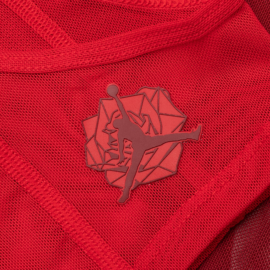 Women’s Long-Sleeve Mesh Top - Gym Red/Team Red