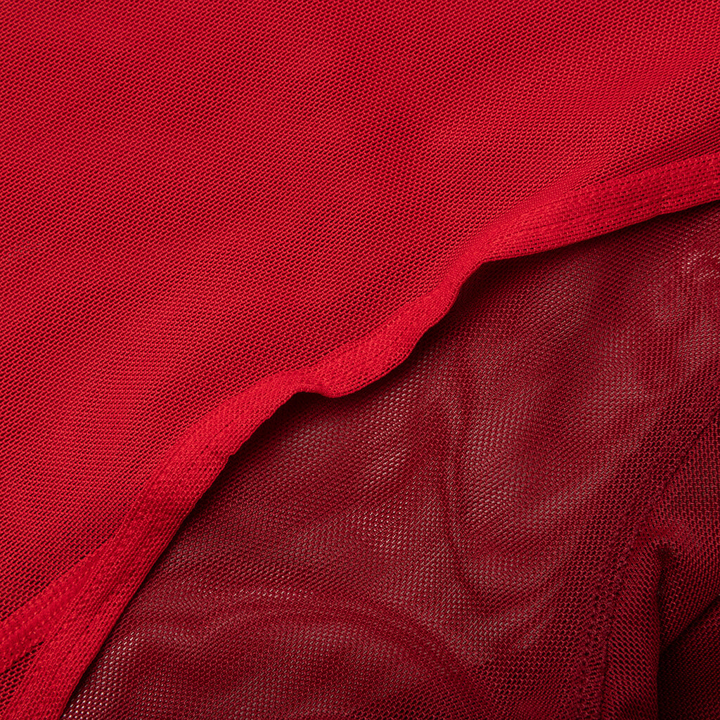 Women’s Long-Sleeve Mesh Top - Gym Red/Team Red