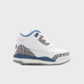 Air Jordan 3 Retro 'True Blue' (TD) - White/True Blue/Grey/Fire Red