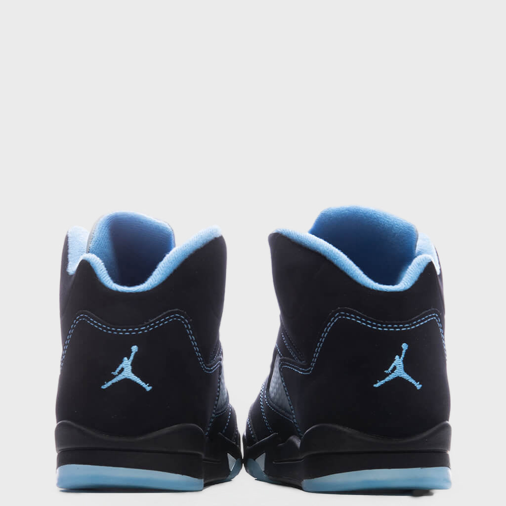 Air Jordan 5 Retro 'Black Carolina' (PS) - Black/Multi
