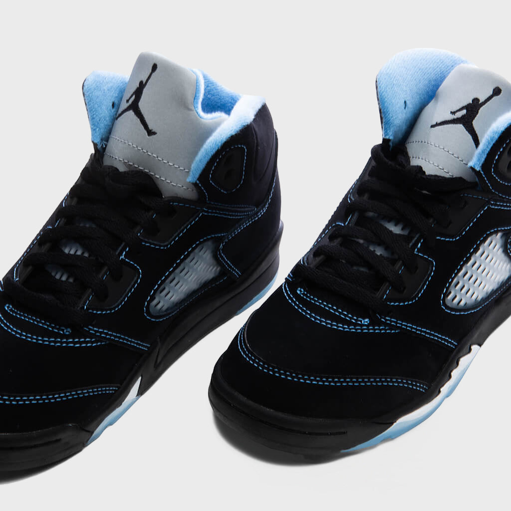 Air Jordan 5 Retro 'Black Carolina' (PS) - Black/Multi