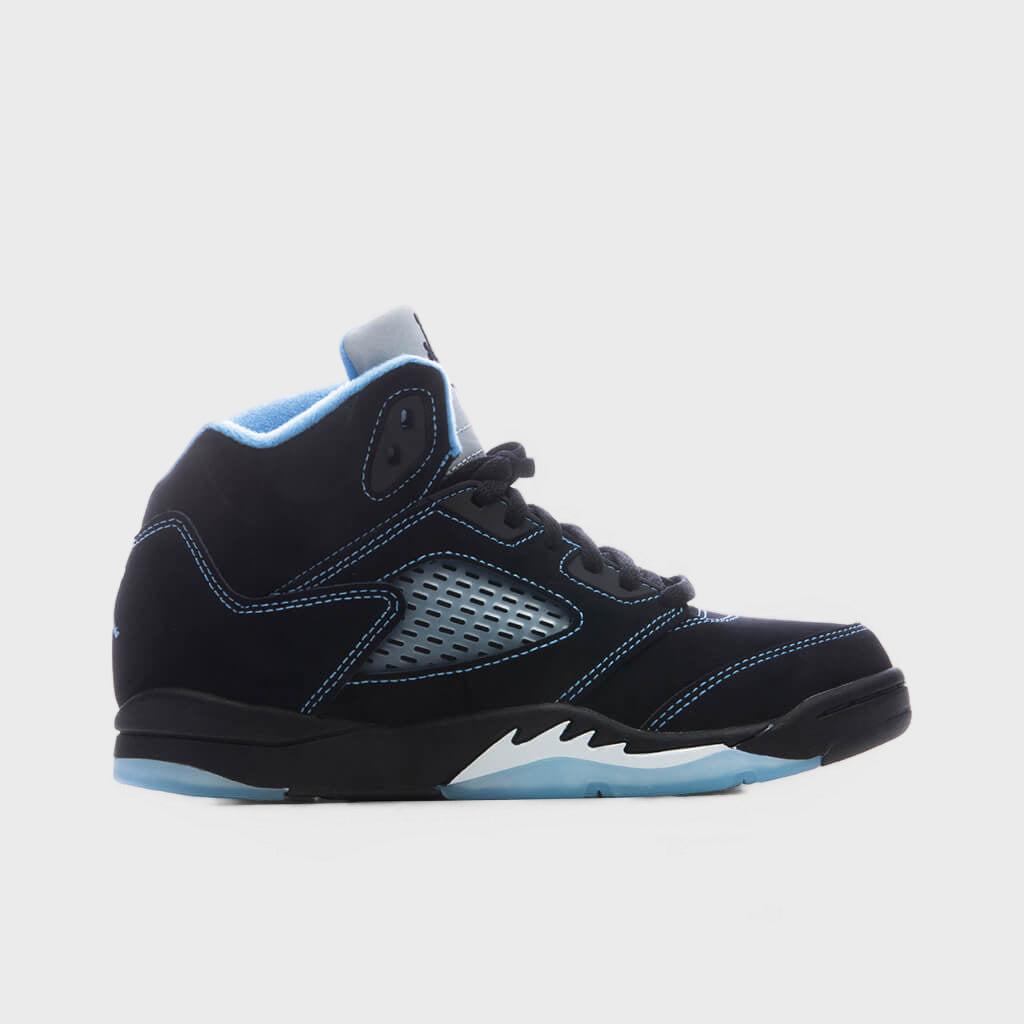 Air Jordan 5 Retro 'Black Carolina' (PS) - Black/Multi