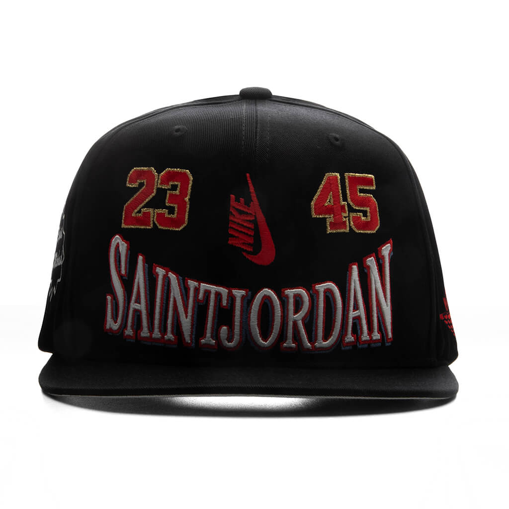 Air Jordan x Saint Mxxxxxx Pro Cap - Black/Challenge Red