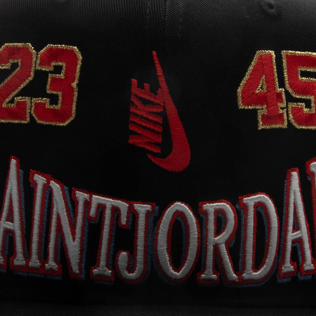 Air Jordan x Saint Mxxxxxx Pro Cap - Black/Challenge Red